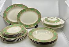 VINTAGE MIDWINTER BURSLEM 1940S ROCKWOOD 21 PIECE DINNER SET SH118