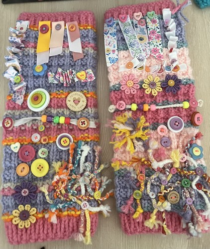 Twiddle muff handmade - twiddle, muff,