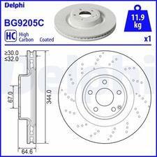 Front Brake Disc Delphi