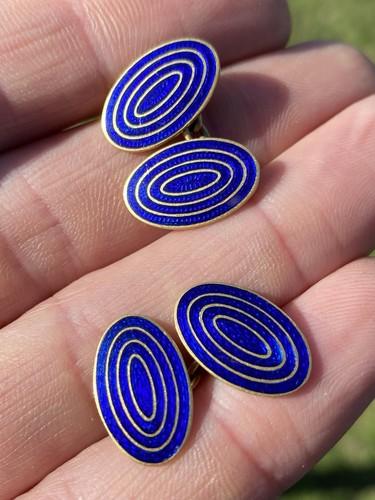 18k gold cufflinks - 18k,