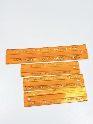 Rotring plastic letter number - rotring,