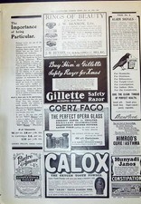 Old 1910 Gillette Safety Razor