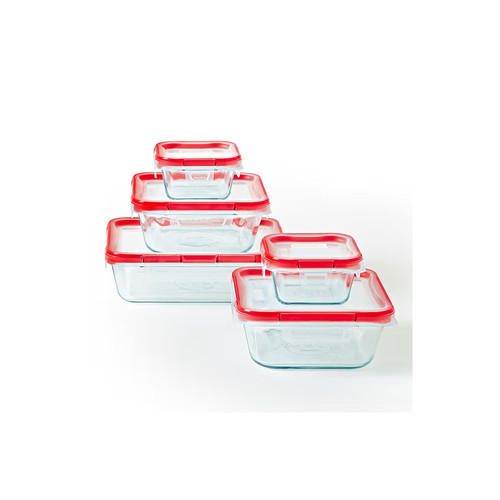 Pyrex glass food storage - food,