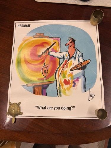 Vintage herman 1980s poster - vintage,