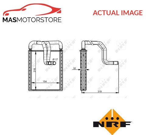 Heater radiator exchanger - heater,