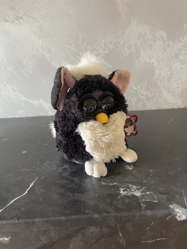 Furby 1998 black white tiger - black,