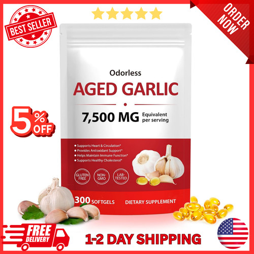 Odorless garlic 7500mg per - garlic,