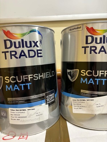 Tins of dulux - tins,