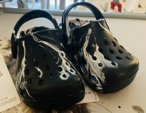 Baby boys black white - boys, croc