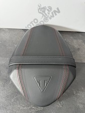 Triumph Street Triple 765 R RS Pillion Seat Red Stitch 2017-2022 16457 Miles OEM