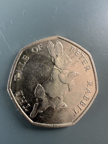 Peter rabbit 50p - 50p, 2017