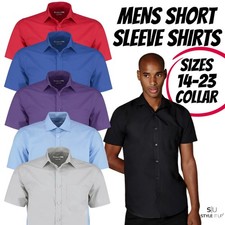 Mens Short Sleeve Shirt Oxford