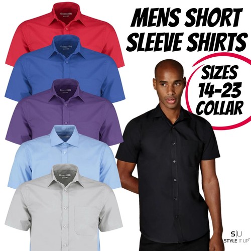 Mens short sleeve - short, oxford