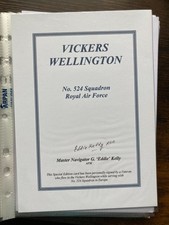 WW2 RAF G Eddie Kelly AFM 524