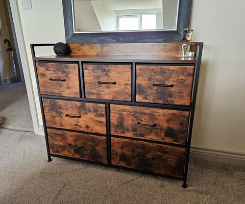 Industrial large bedroom chest - industrial,