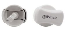 Whale Elegance Tap Knob + Spindle Elegance Taps Caravan Motorhome White X Pair
