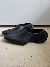 Balenciaga Space Shoes Black Rubber Eu41 Uk 7 Made In Italy Demna