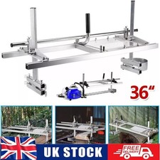 Portable Chainsaw Mill Planking Milling Lumber 14" to 36" Guide Bar Chain Saw UK