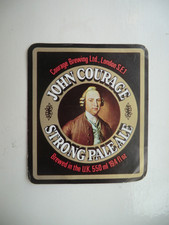 MINT COURAGE LONDON STRONG PALE ALE 19.4 fl oz BREWERY BEER BOTTLE LABEL