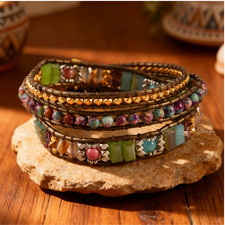 Natural Jasper Stone Beaded