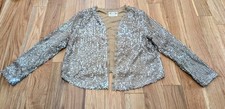 Mia Joy Taupe Sequined Open