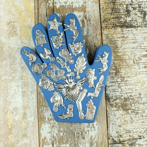 Mexican milagro hand - mexican,