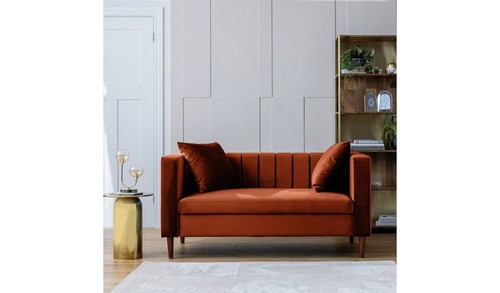Everly velvet seater sofa - velvet,