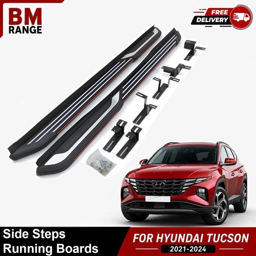 Aluminium side steps - side,