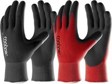 COOLJOB Gardening Gloves for Men, 6 Pairs Work Gloves Men, Durable Garden Gloves