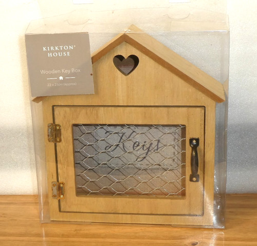 Wooden key box storage cabinet - wooden,