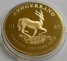 1967 Gold Plated 1oz 24K