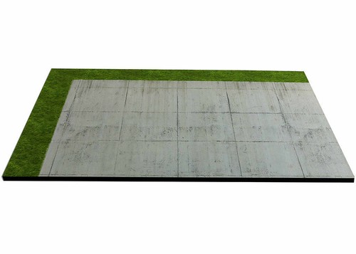 Airfield section diorama - airfield, 1/72