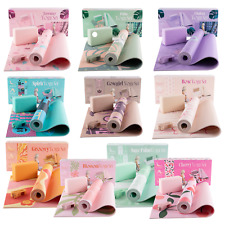 Yoga Starter Set 6mm Non-Slip Mat Block Strap Beginners Pilates Exercise Fitness