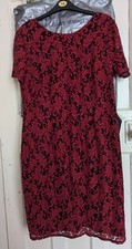 Damart Red & Black Floral Fit