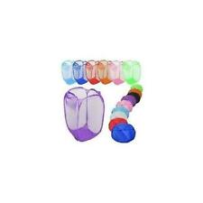 LAUNDRY BAG POP UP MESH WASHING FOLDABLE LAUNDRY BASKET BAG BIN HAMPER STORAGE