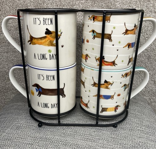 Next stacking mugs - next, dachshunds