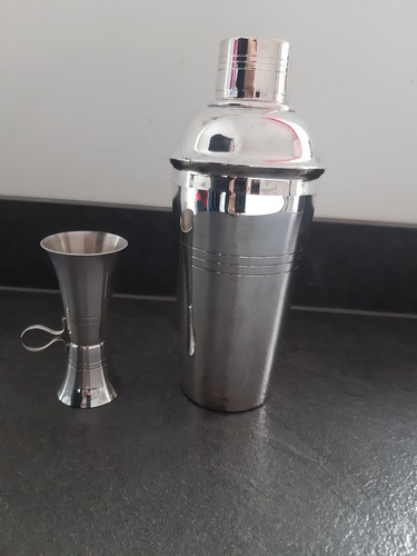 Silver plated cocktail - plated, shaker