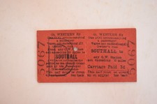Railway dog ticket gwr - dog,