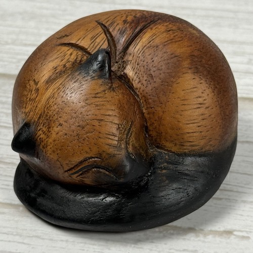 Vintage hand carved - hand-carved, crafted