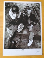 The Demon Boyz signed Normski Photograph Print UK Hip Hop Rap Classic Material