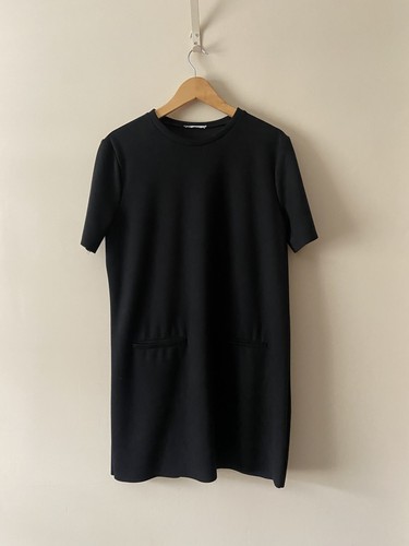 Zara black faux - zara, velour