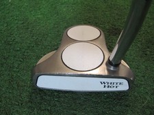 ODYSSEY WHITE HOT 2-BALL PUTTER, 38 INS. SUPER STROKE SLIM 3.0 GRIP, STEEL SHAFT