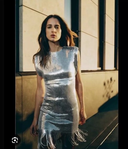 Zara new woman sequinned - zara,