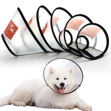 Elizabethan Pet Protective Collar Dog Cat Anti-lick Cone  Wound Healing Recovery