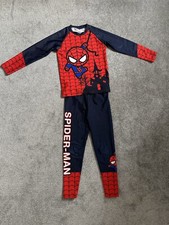 boys Spider-Man Swimming Costume size M (110cm-120cm)Age 5-6 Used&Good Condition