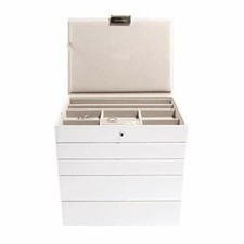 Stackers Classic Medium Jewellery Box - Set of 5 - in White