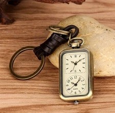 Unisex Dual time zone keychain watch.   Free Postage