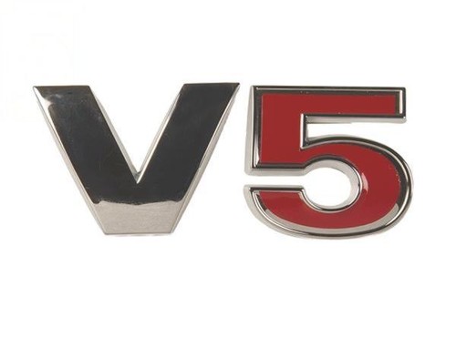 Genuine rear badge - v5,