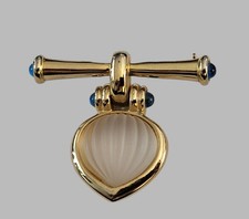 Lalique Agatha Style Gold Tone