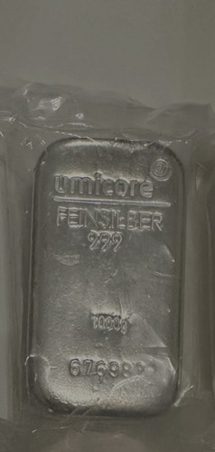 Umicore silver bar - bar, fine